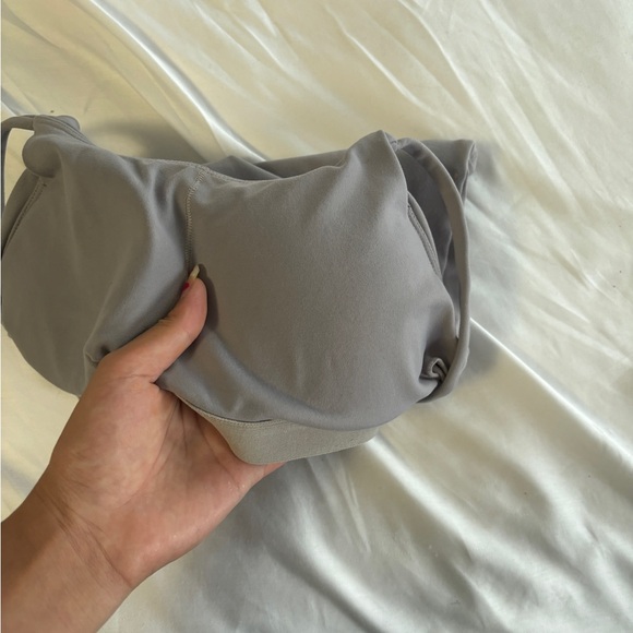 NWOT grey cropped athletic tank - Picture 3 of 3